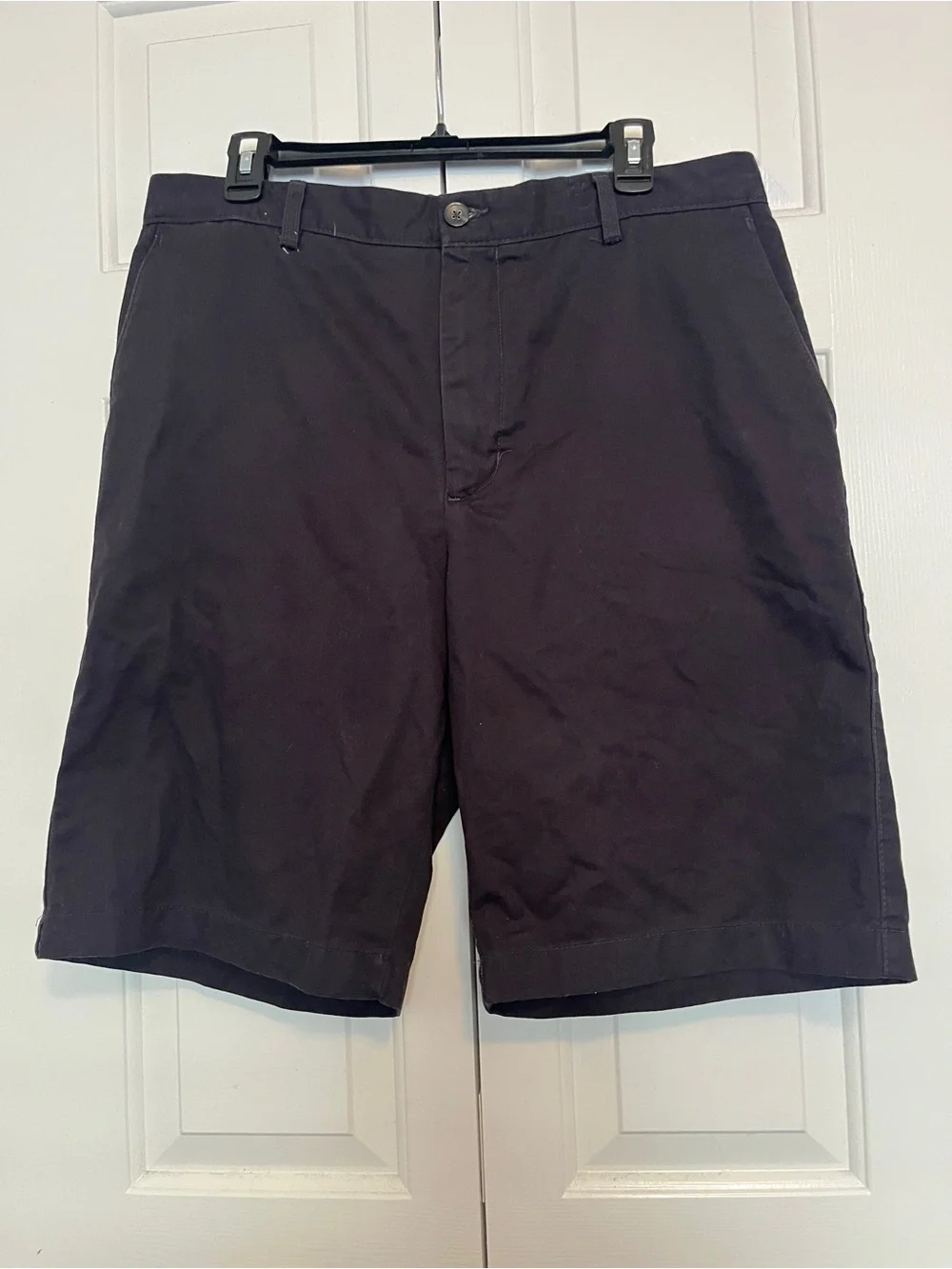 Banana Republic Black Flat-Front Men's Shorts
